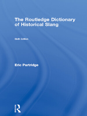 cover image of The Routledge Dictionary of Historical Slang